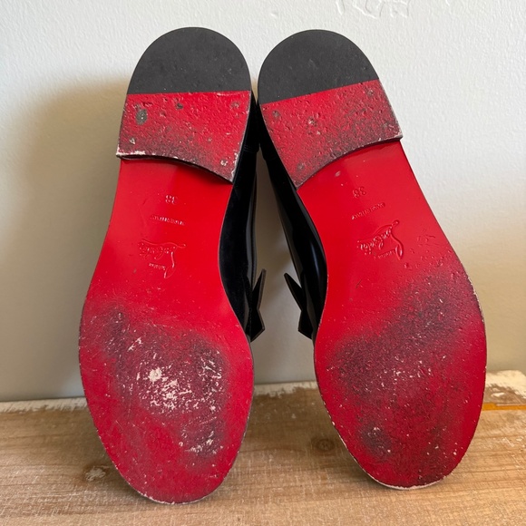 Christian Louboutin Penny Loafers | 38 | Black - Picture 7 of 8